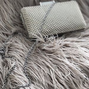 Metallic Elizabeth McClintocj Evening Clutch